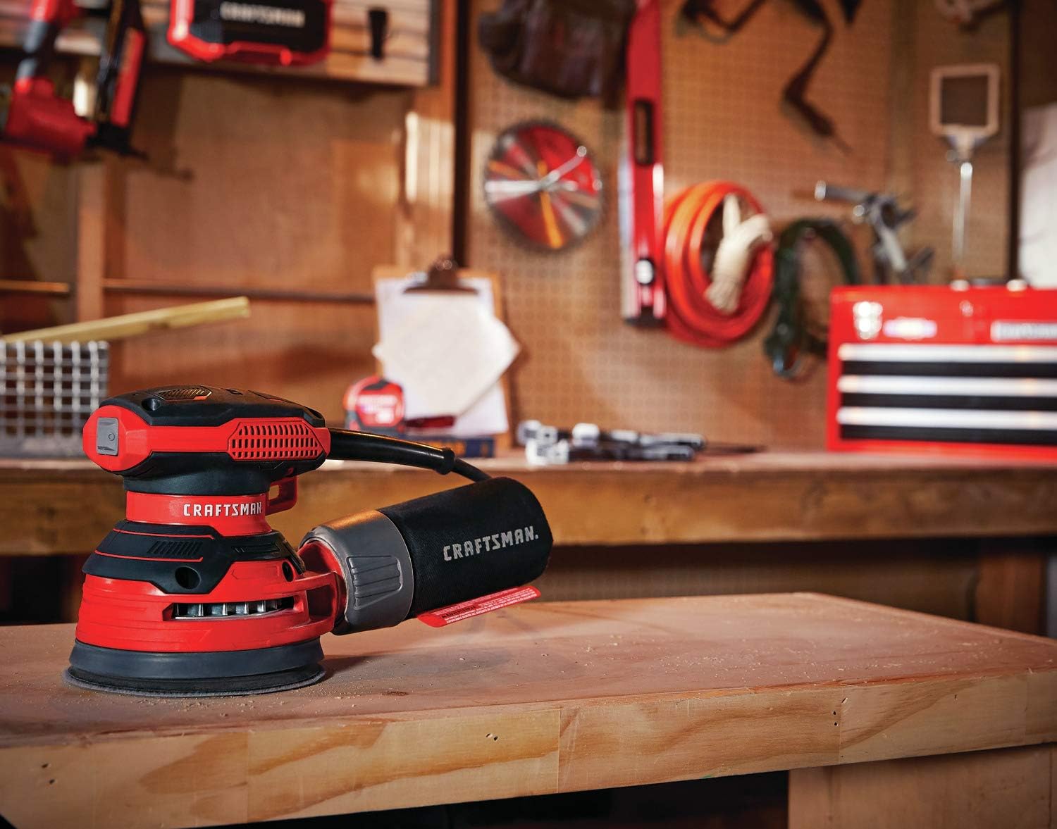 CRAFTSMAN Random Orbit Sander, 3-Amp, Corded (CMEW231) - - 