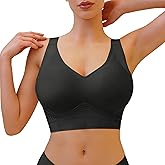 Soft Intention Wireless Jelly Bra Plus Size Back Fat Smoothing T-Shirt Bra Full Coverage Seamless Corsets Bra for Women