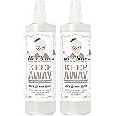 Lice Queen Keep Away Lice Preventative Spray for Hair, Bedding, Coats and Backpacks - Safe, Non-Toxic - Organic Essential Oils of Peppermint, Lemon and Rosemary - 8 fl oz - 2 Pack