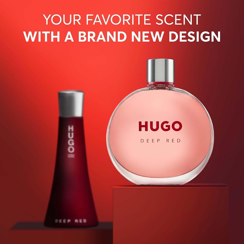 HUGO Deep Red Eau de Parfum para mulheres 75 ml