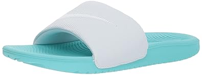 mint green nike slides