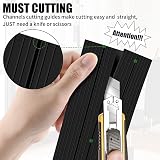 SEGNAYEN Floor Cable Cover 2M Rubber Outdoor Cable Protector 3 Channels view 5