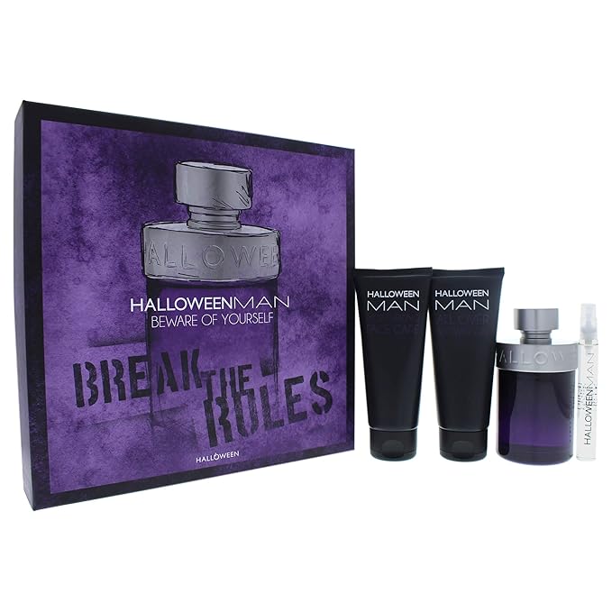 J Del Pozo Halloween 4 Piece Gift Set Man For Men Beauty Amazon Com