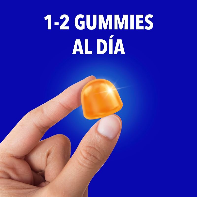 Gummies Energy para la Reducción de la Fatiga¹ con Vitamina C y Magnesio, Vitaminas B12, B1, B2, B3, B6, B7, D y Probióticos, 60 gummies
