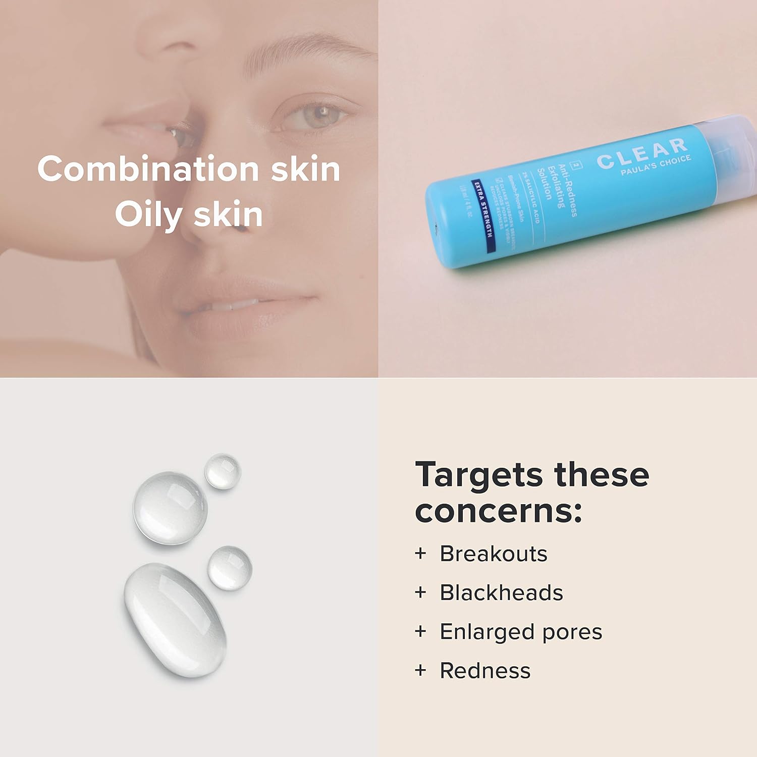 Paula's Choice CLEAR Extra Strength 2% BHA Exfoliant, Face Exfoliator, Reduces Blackheads & Pores, with Salicylic Acid - Image 5
