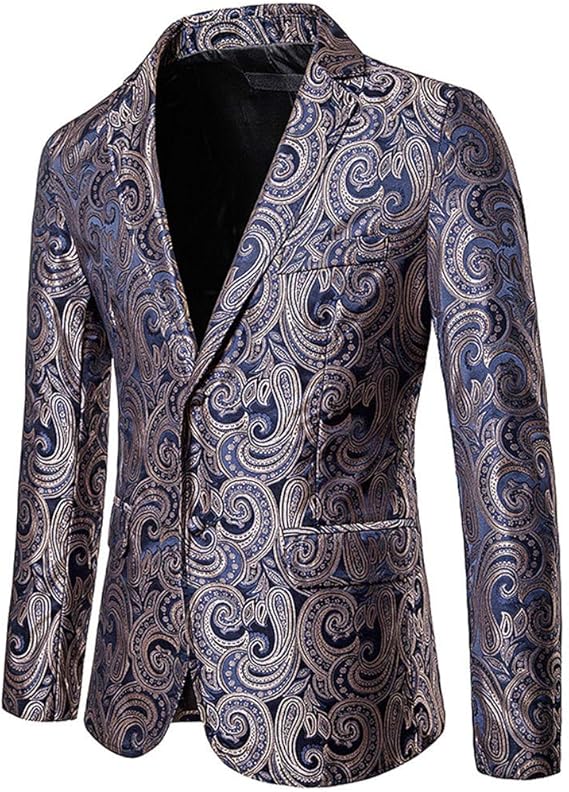 Veste blazer imprimé homme Clearance