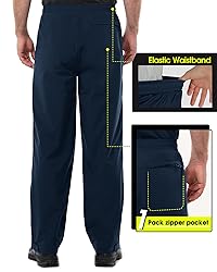 33,000ft Men's Rain Pants Waterproof, Windproof