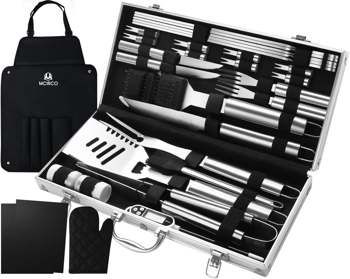 Amazoncom M Mcirco 32pcs Bbq Grill Tools Set Amazoncom M Mcirco 32pcs Bbq Grill Tools Set