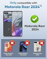 ATATOO for Motorola Razr 2024 Wallet Case with Card