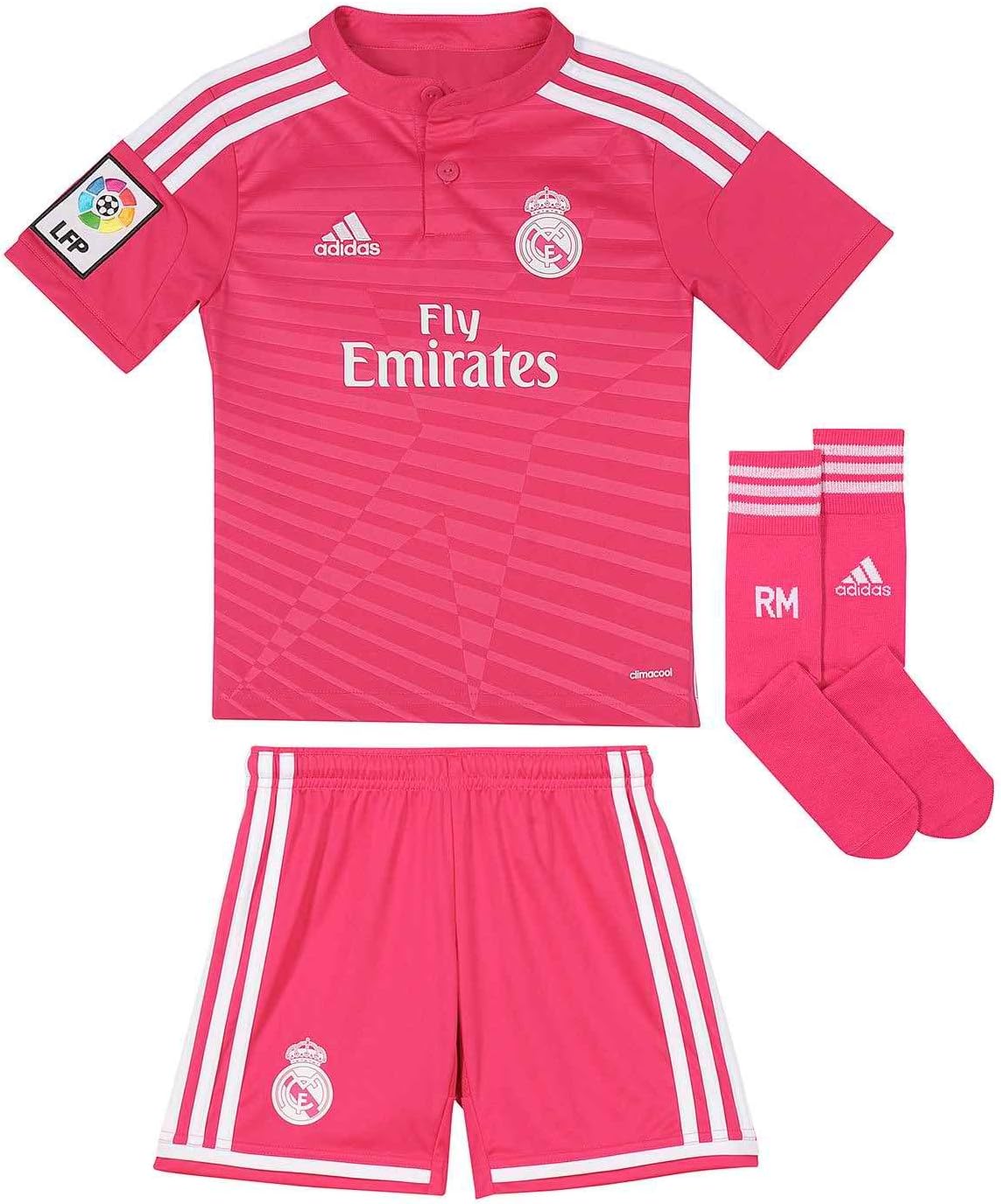 Amazon.com : Adidas 2014/15 Real Madrid Soccer Uniform ...