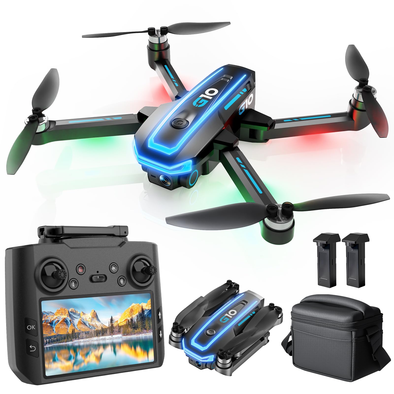 Ruko F11 Mini GPS Drone with 4K Camera for Adults Beginner, 3KM Control Distance FPV Transmission Quadcopter