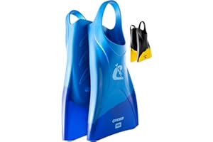 Cressi Adult Swim Fins - Flexible Silicone for Comfortable and Durable Use - Pura: Designed in Italy