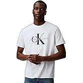 Calvin Klein Mens Monogram Logo Crewneck T-Shirt