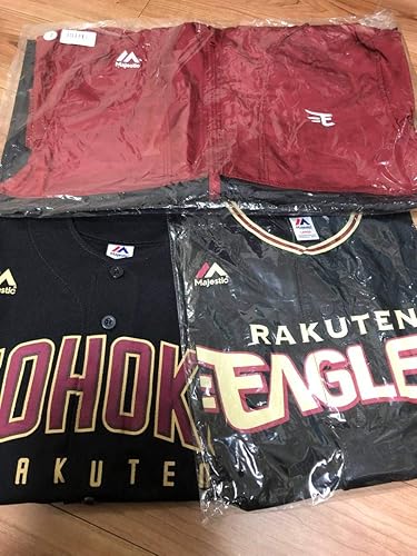 Amazon Co Jp 楽天イーグルス ブルゾン 歴代ユニフォームセット サイズｌ Tohoku Blackユニフォーム ファンクラブ限定特典３点セット ホビー