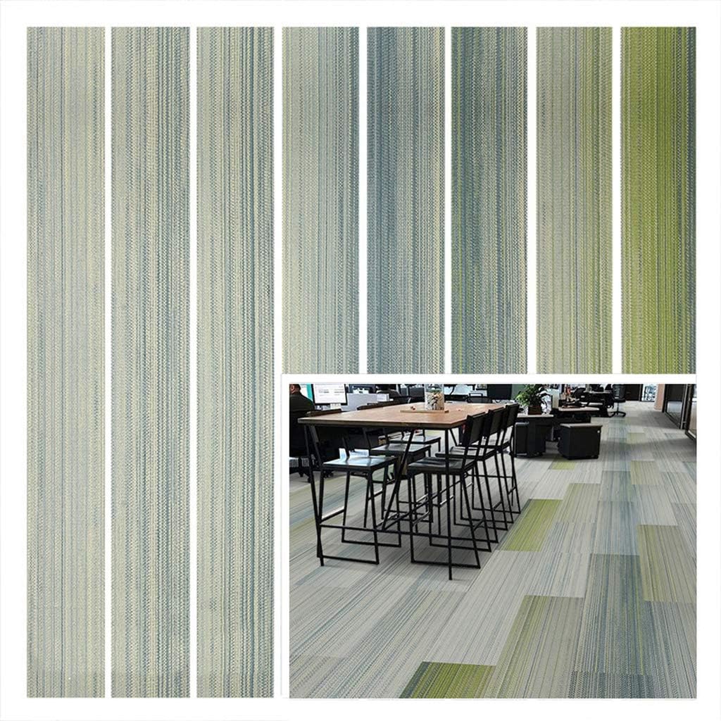 Carpet tiles Lxn Affordable Nylon Carpet Floor Tiles 10x40 inch,Commercial/Household, Non Slip Carpet Squares PVC Backed and Washable Floor Tile