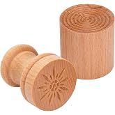 Maveite Corzetti Stamp Traditional Wooden Croxetti Pasta Stamp Tortelloni Hand Turned Wood Corn Corzetti Stamp Press Pasta Mould fresh pasta Maker Tools