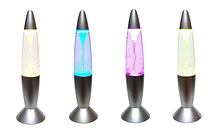 36cm LED Kult Strudel Tornado Lavalampe Lampe Farbwechsel