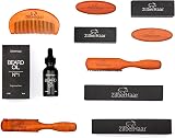 ZilberHaar Regular Beard Brush Soft Boar Bristle Pear Wood Handle view 7
