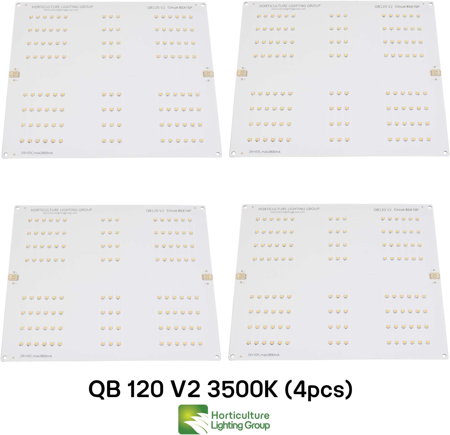 Horticulture Lighting Group 4X QB120 V2 Quantum Boards (3500K)