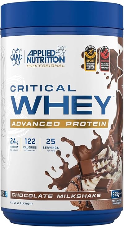 Applied Nutrition Critical Whey Protein Powder 24g/serving Chocolate 825g