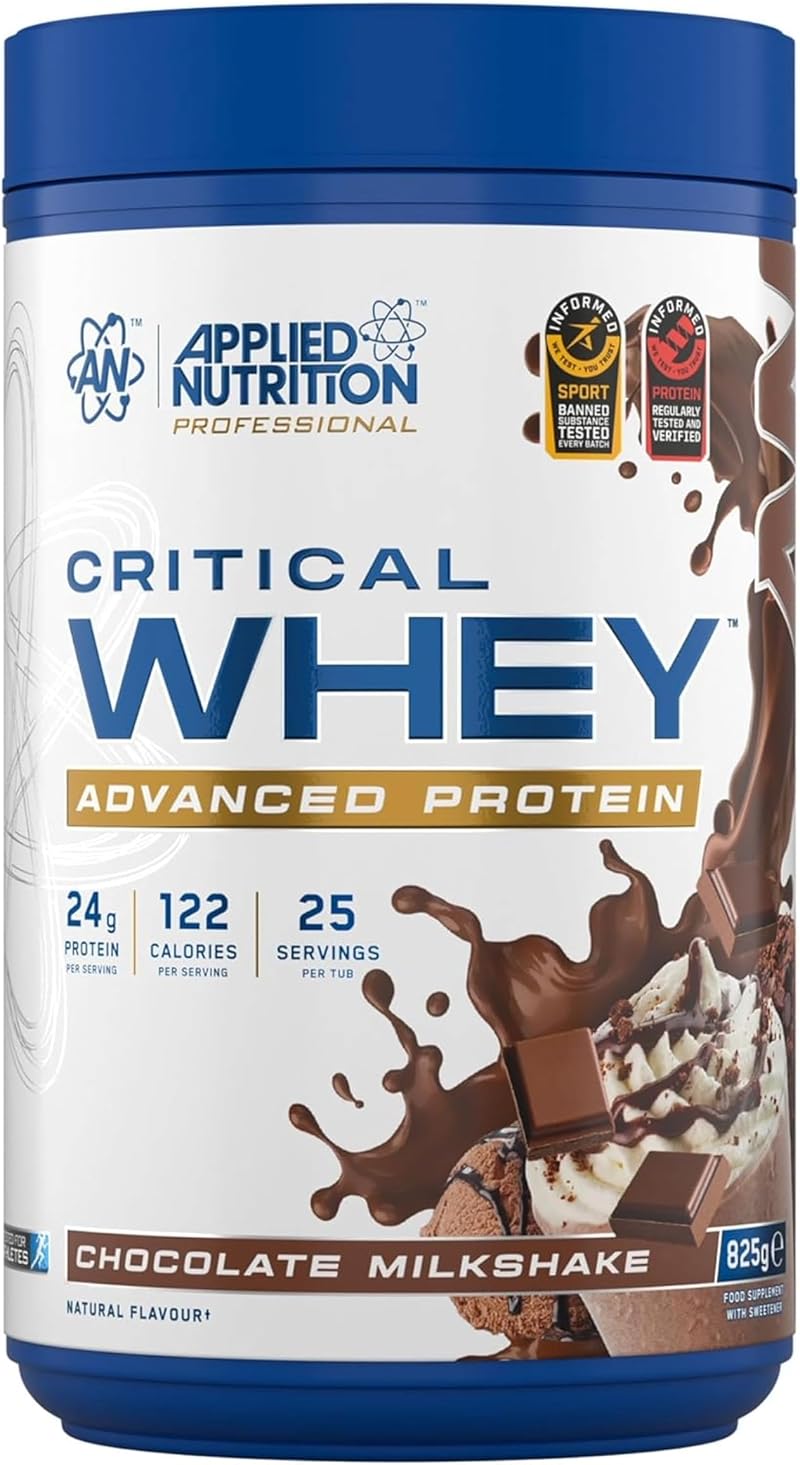 Applied Nutrition Critical Whey Protein Powder 24g/serving Chocolate 825g