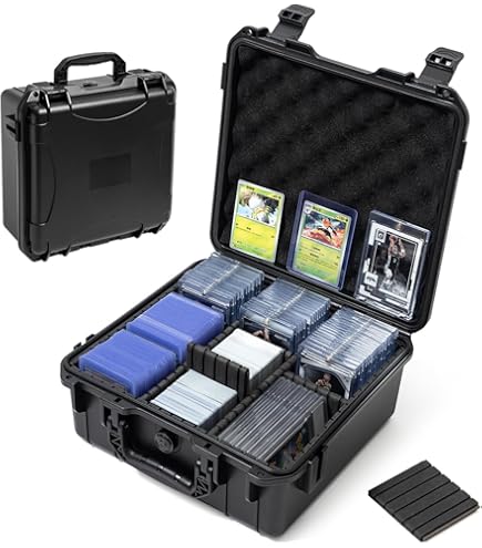 Amazon.com: OEODAJ Top Loader Storage Box, Trading Card Case for