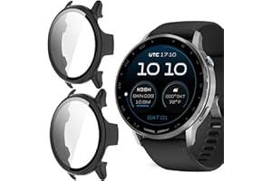 Compatible for Garmin D2 Air X15 Case, Lamshaw Hard PC Case with Tempered Glass Screen Protector Compatible with Garmin D2 Ai