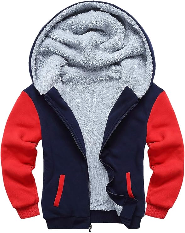 thick hooded sweatshirt