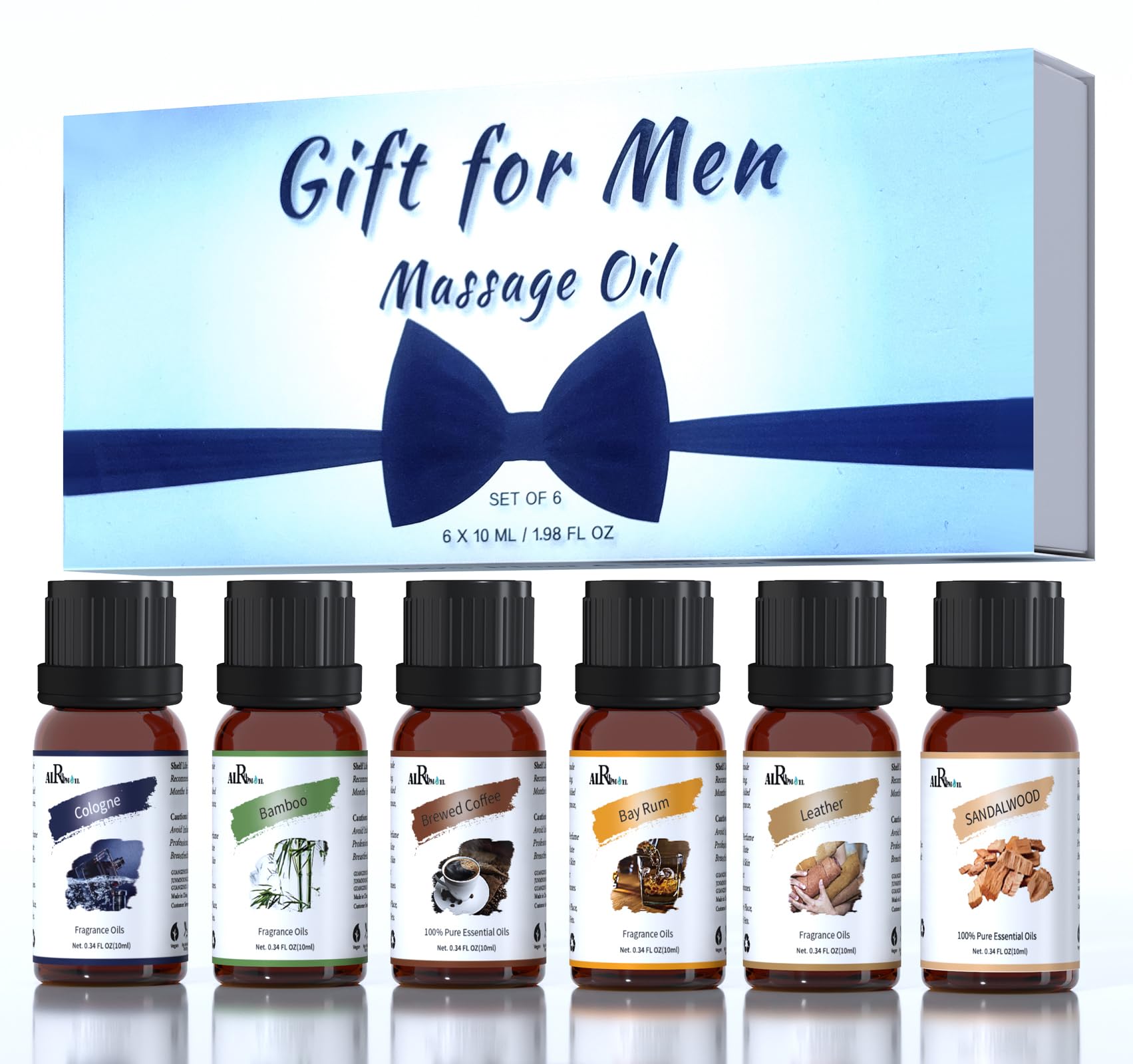 Gentlemen's Fragrance Oil Set - Fresh Scented Oils