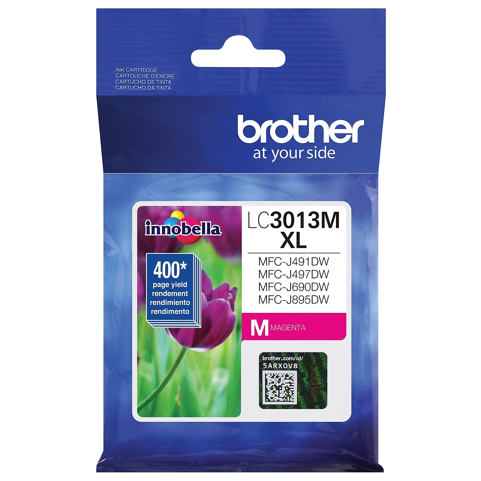 Brother Printer LC3013M Single Pack Cartridge Yield Up To 400 Pages LC3013 Ink Magenta