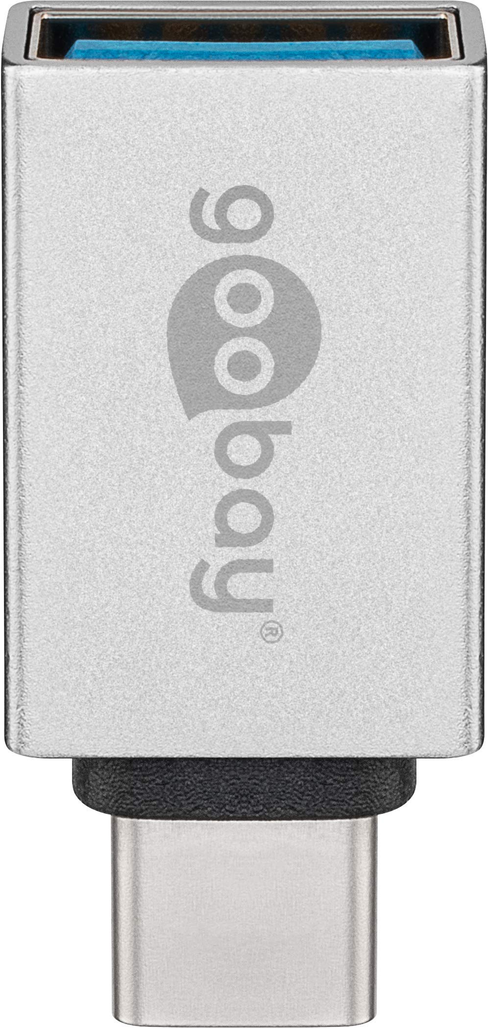 Goobay 56620 USB-C to USB A 3.0 Adapter, Silver
