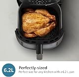 Philips Air Fryer 2000 Series 6.2L RapidAir 13 Programs Touchscreen view 5