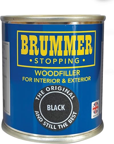 Brummer Wood Filler Black 250g - 2 Sizes & Assorted Shades