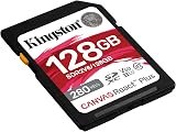 Kingston Canvas React Plus V60 SDXC 128GB UHS-II 280R/100W U3 4K Full HD Video view 3