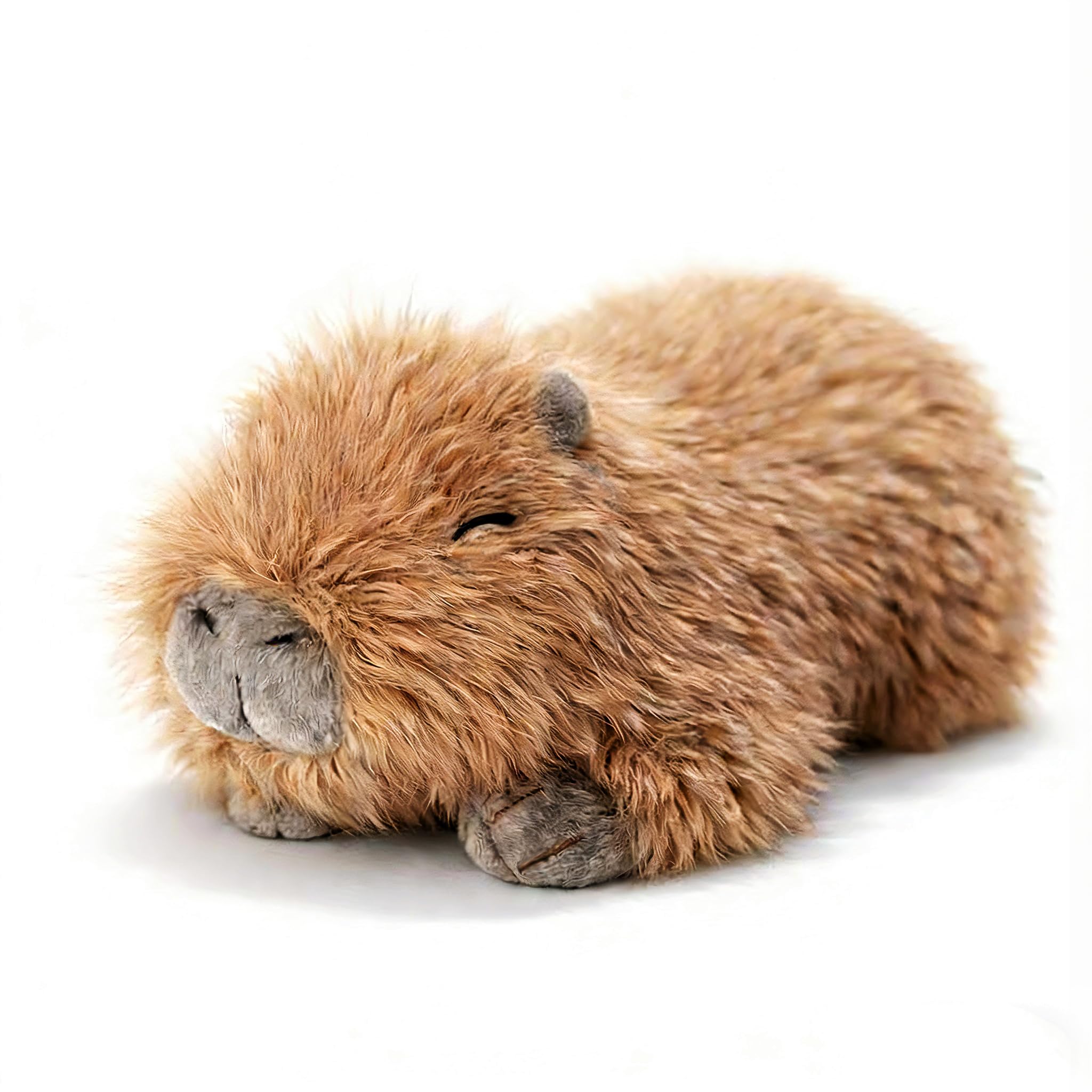 Photo 1 of uoozii 20" | 4 Pounds Capybara Weighted Stuffed Animals with Removable Unscented Microwavable Pouch, Cute Coolable Warmable Weighted Plush Gift for Kids & Adults