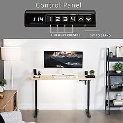 VIVO Electric 60 x 24 in Standing Desk, Memory