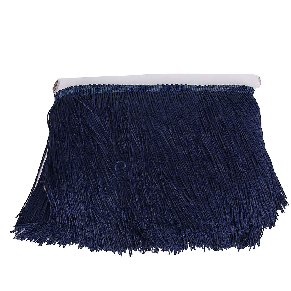 Fringe Trim Tassel, 10 Yard Polyester Tassel Trimming 14cm Width for DIY Latin Dance Costumes 14cm Width for DIY Latin Dance Costumes Stage Apparel