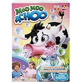 Goliath Moo Moo Achoo Game | Gather Clover Cards Before Moo Moo Sneezes Real Bubbles | 2-4 Players | Ages 4 and Up