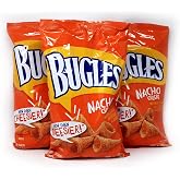 JFS Bugles Nacho Cheese Corn Chips (3 Bags) 7.5 oz