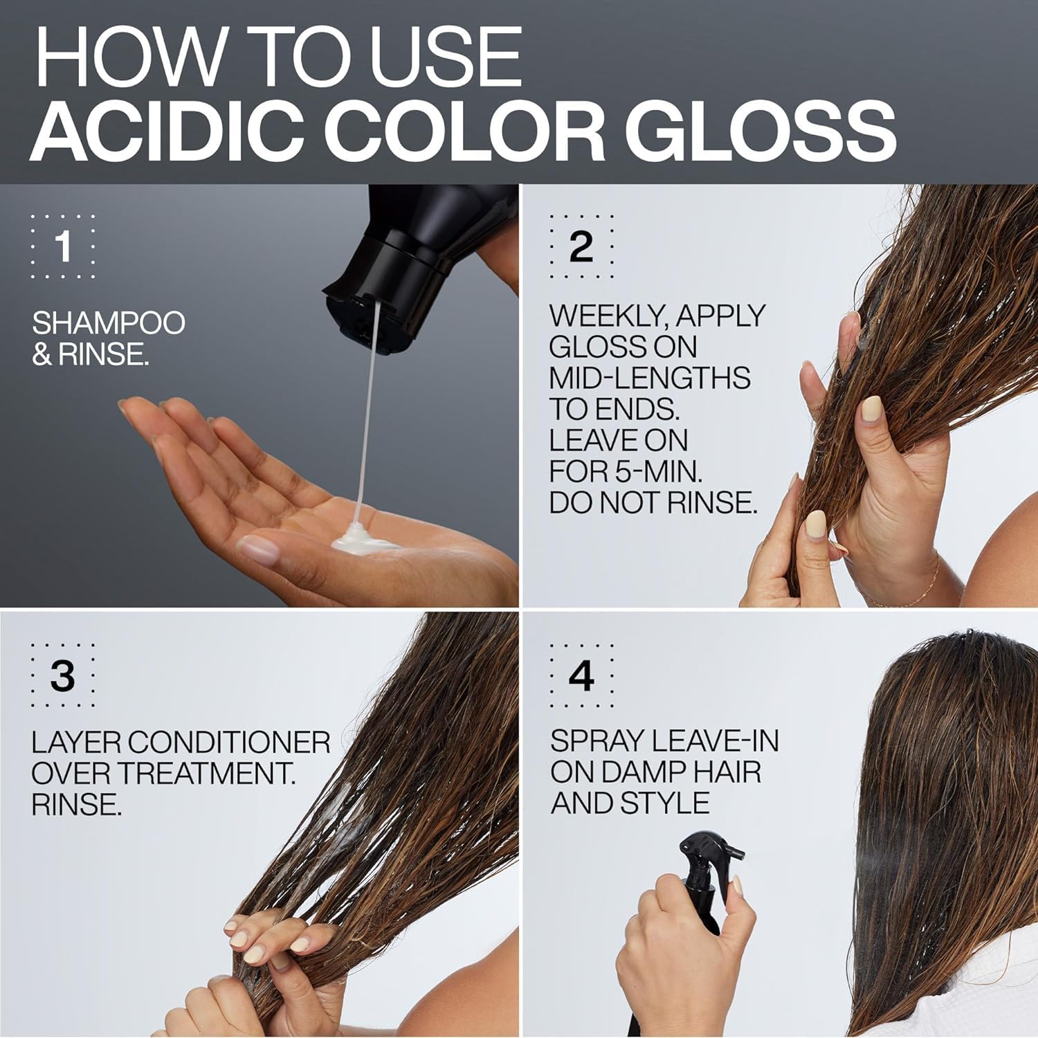 REDKEN Acidic Color Gloss Sulfate-Free Conditioner for Color Protection and Shine To Help Extend Color & Shine for Color-Treated Hair
