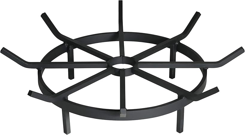 Amazon Com Steelfreak Wagon Wheel Firewood Grate For Fire Pit