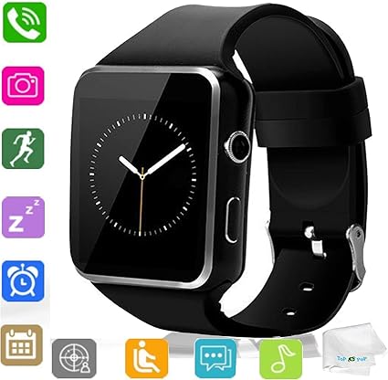 Amazon.com: Reloj inteligente Bluetooth reloj de pulsera SIM ...
