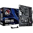 ASRock AMD B550 PG Riptide ATX Motherboard Dual Channel DDR4 4933 MHz AM4 Socket 128 GB SATA3 6.0 Gb/s M.2