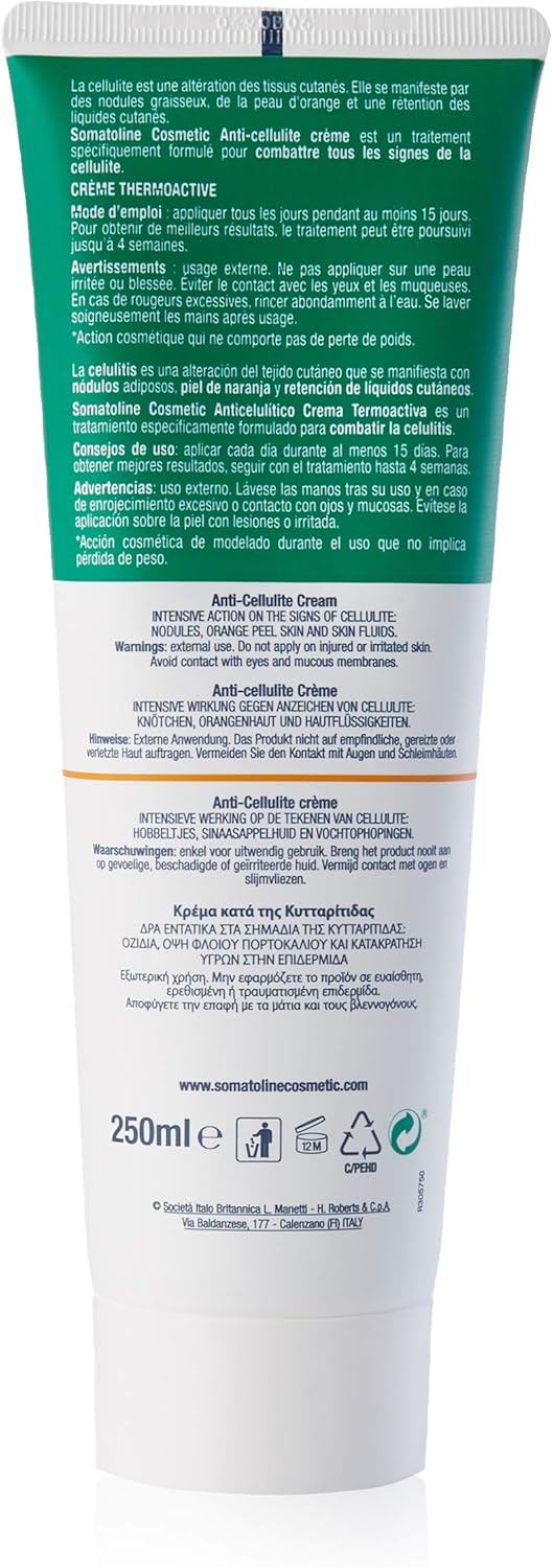 Somatoline Anti-Cellulite Body Cream, 250 ml, No Colour, 250 ml (Pack of 1) - Image 4
