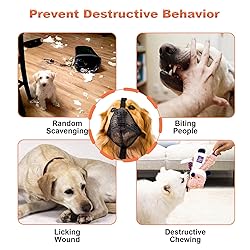 OHCOZZY Soft Mesh Dog Muzzle Won‘t Contact Nose