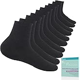 Revosoxs Diabetic Socks for Women Men,5 Pairs Non Binding Diabetic Ankle Wide Stretchy Loose Seamless Socks 7-9 9 11
