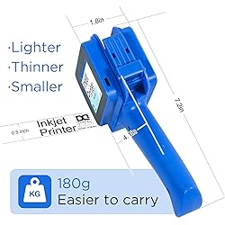 ZHONGMIN Handheld Inkjet Printer with 42ml