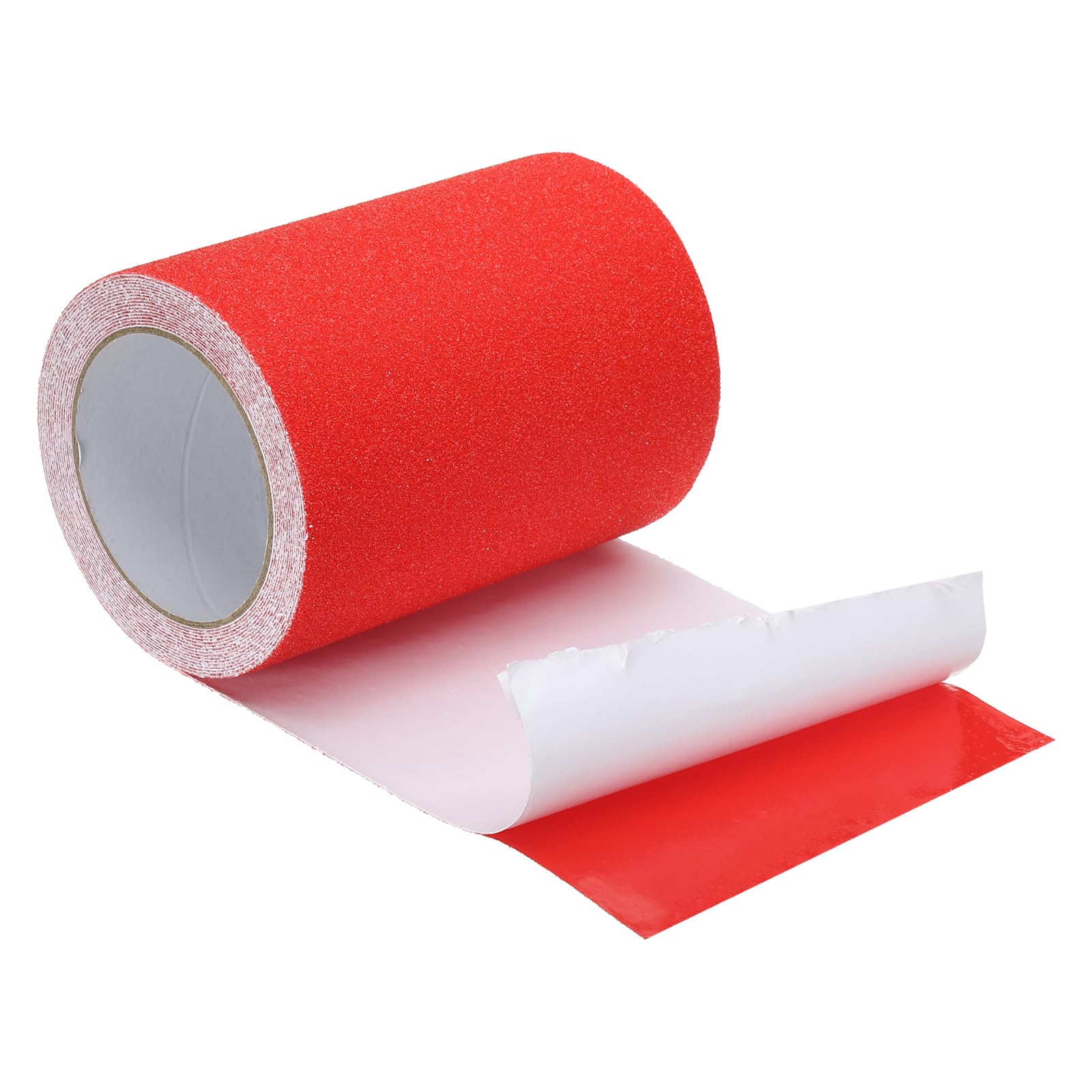 PATIKIL 6 Inch x 16 Ft/15cm x 5m Anti Slip Traction Tape, Non-Slip Grip Tape Non Skid Tread Safety Tape for Stairs Steps Scooter Deck, Red
