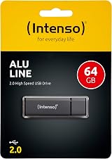 Intenso Alu Line USB Flash Drive 16GB 32GB 64GB 128GB Storage Silver Ergonomic view 5