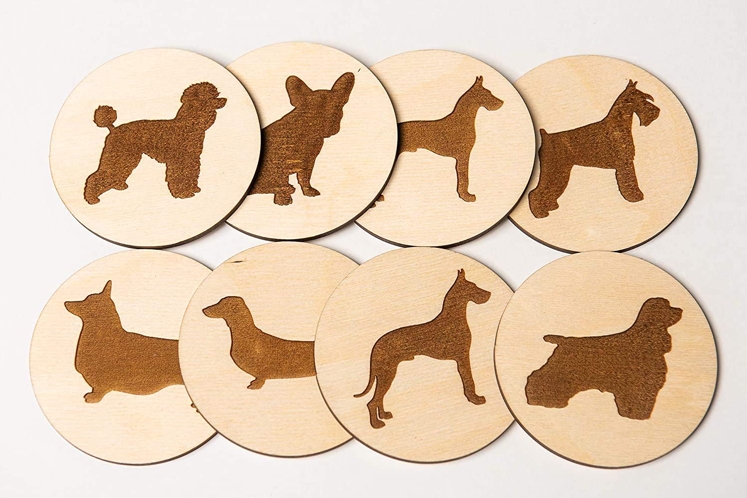 Dog Coasters, Dog Coaster, Pet Coasters, Animal Coasters, Drink